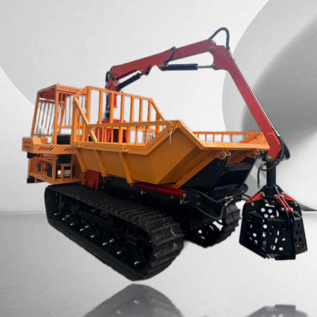 Crawler Dumper Crane Grab 5000kg වලින් සමන්විතයි
