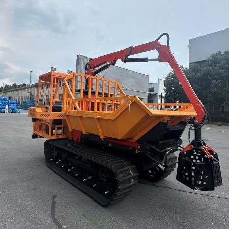 Crane Grab 5000kg Crawler Dumper වලින් සමන්විතයි